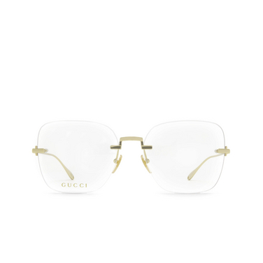 Gucci GG1150O Korrektionsbrillen 002 gold - Vorderansicht