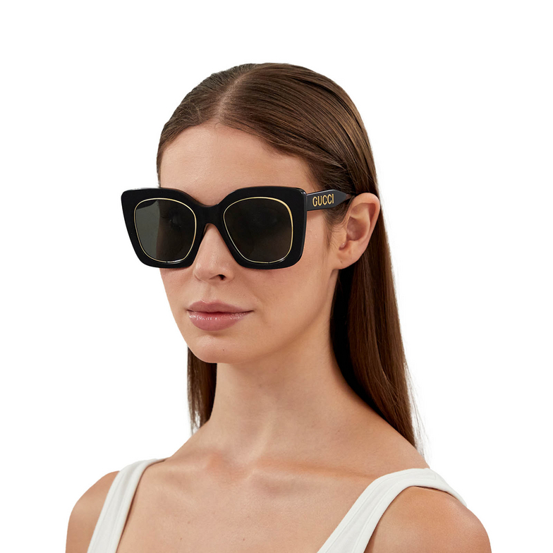 Gucci GG1151S Sunglasses 001 black - 5/5