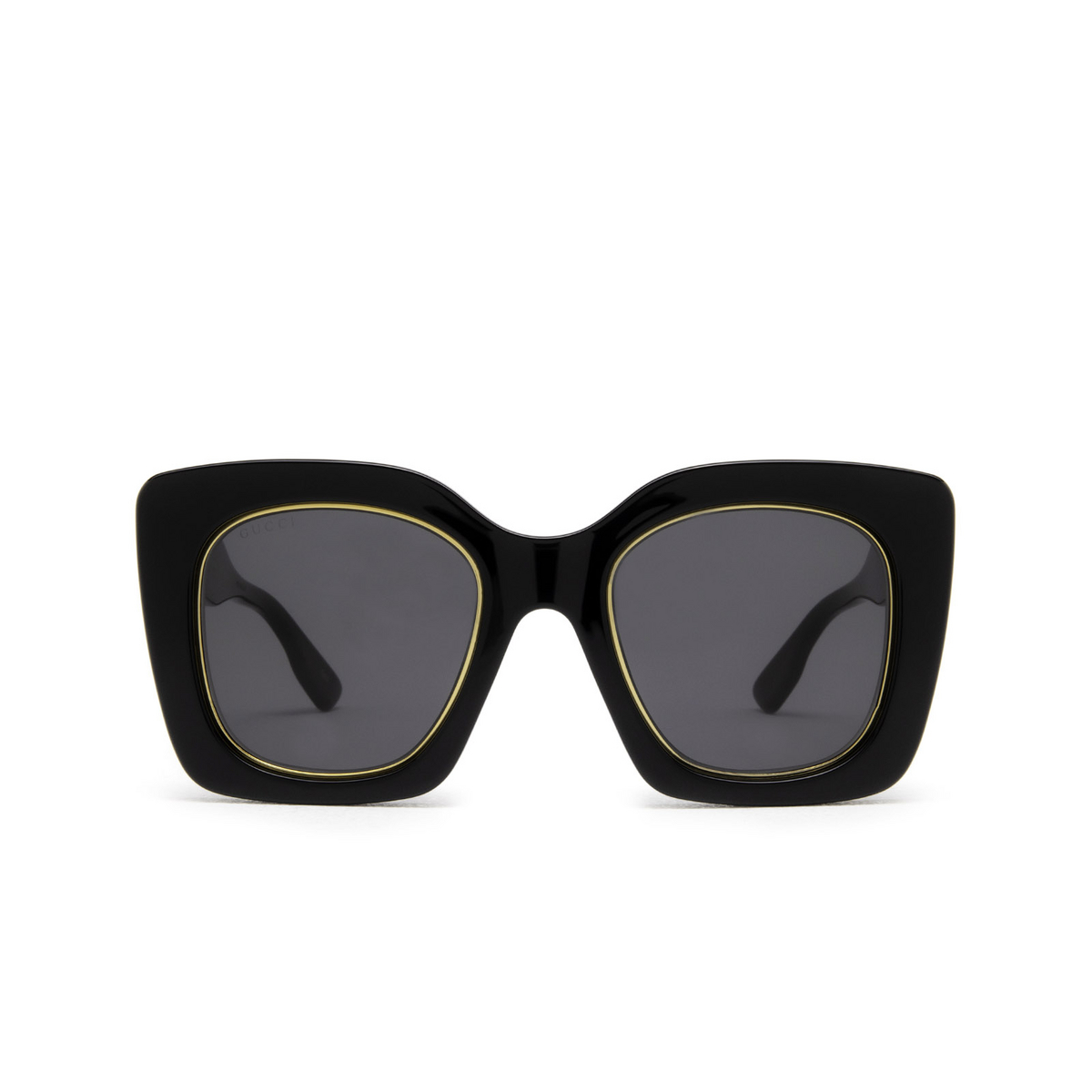 Gucci® Butterfly Sunglasses: GG1151S color Black 001 - front view.