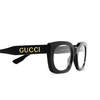 Lunettes de vue Gucci GG1154O 001 black - Vignette du produit 3/5