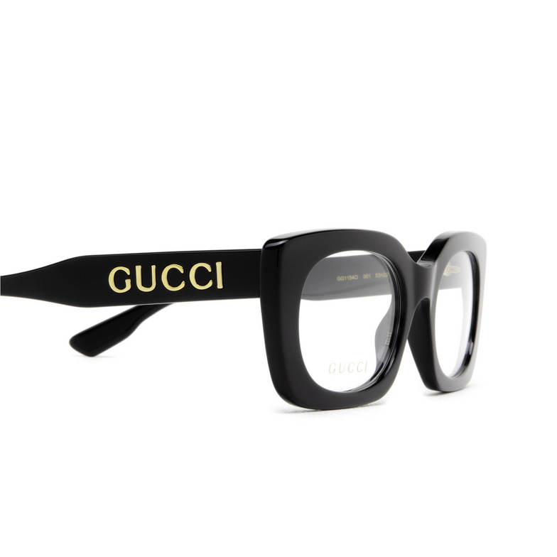 Gafas graduadas Gucci GG1154O 001 black - 3/5