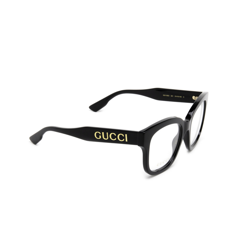 Occhiali da vista Gucci GG1155O 001 black - 2/4
