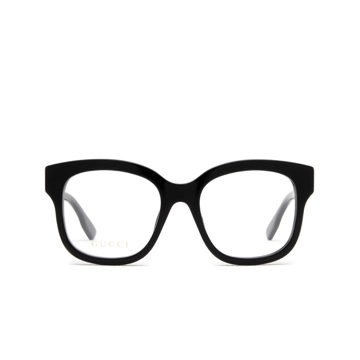 Gucci® Cat-eye Eyeglasses: GG1155O color Black 001 - front view.