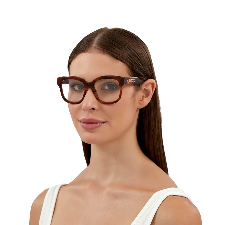 Gucci GG1155O Eyeglasses 002 havana - 5/5