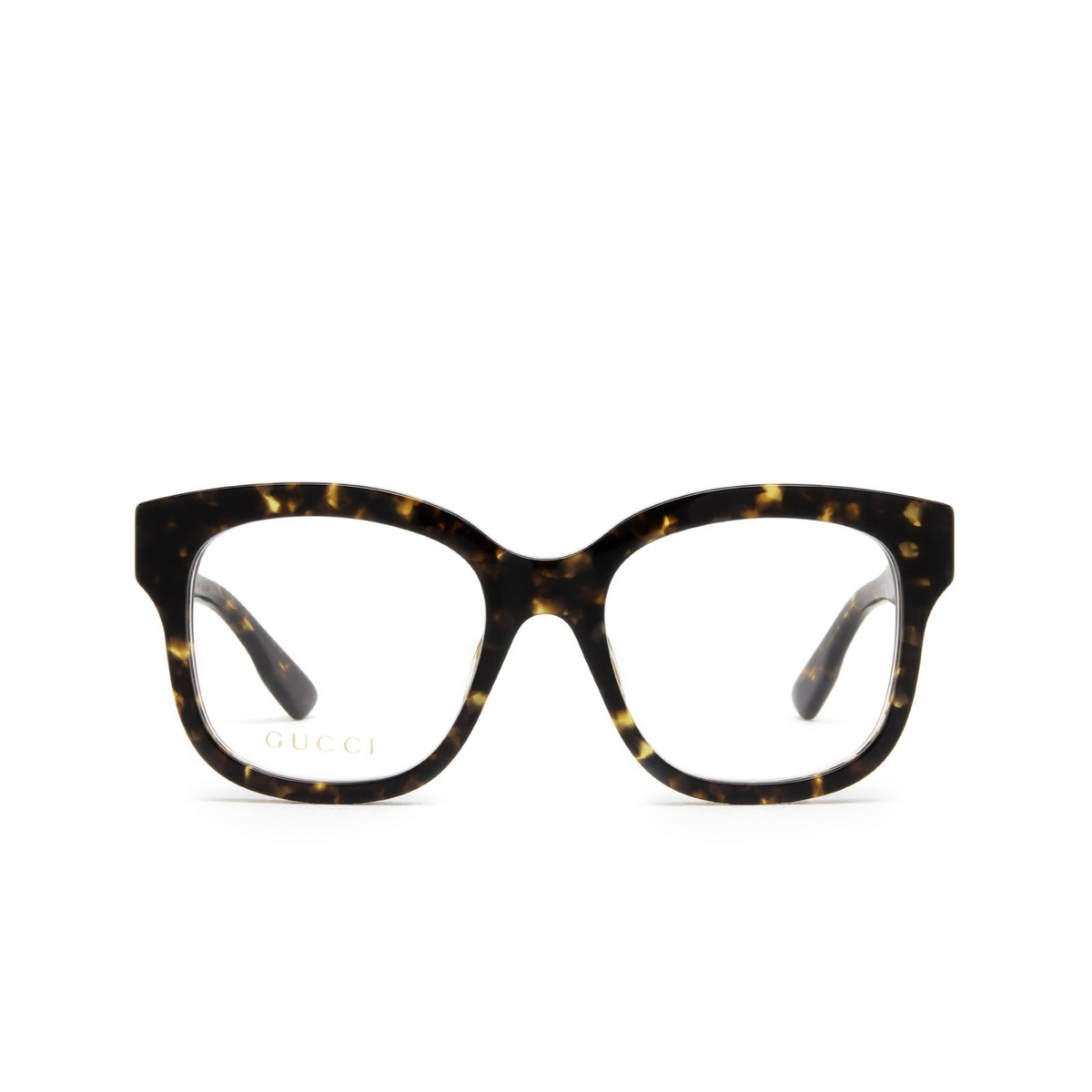 Gucci® Cat-eye Eyeglasses: GG1155O color 003 Havana - front view