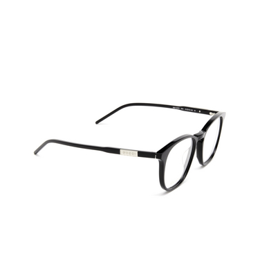 Gucci GG1157O Eyeglasses 004 black - three-quarters view