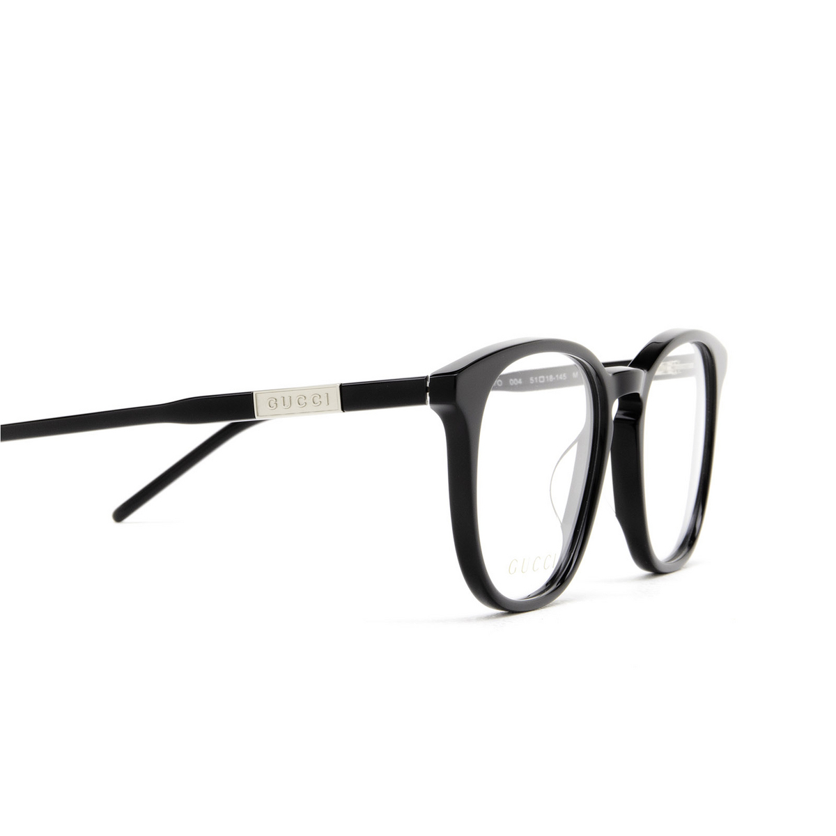 Gucci® Square Eyeglasses: GG1157O color 004 Black - 3/3