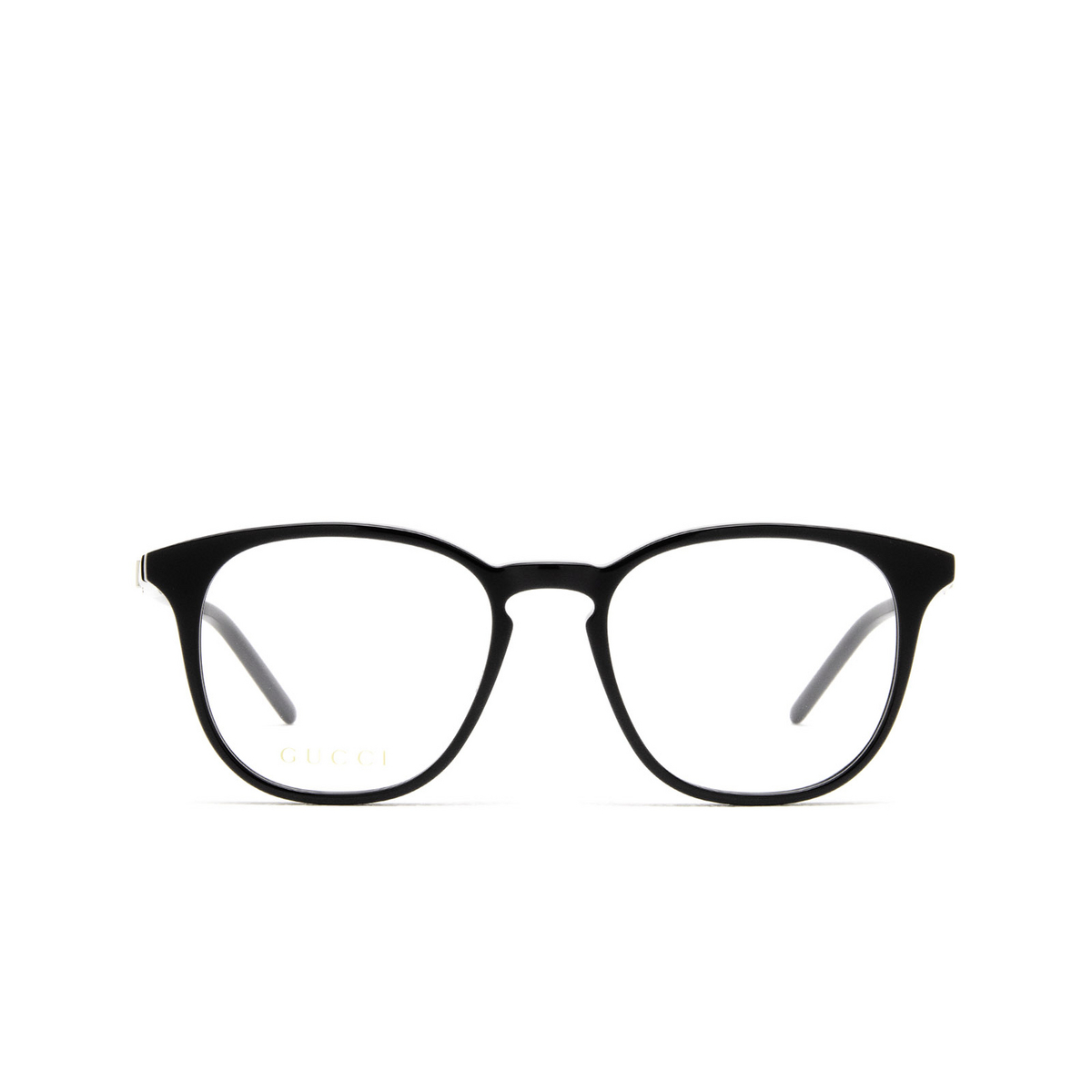 Gucci® Square Eyeglasses: GG1157O color Black 004 - front view.