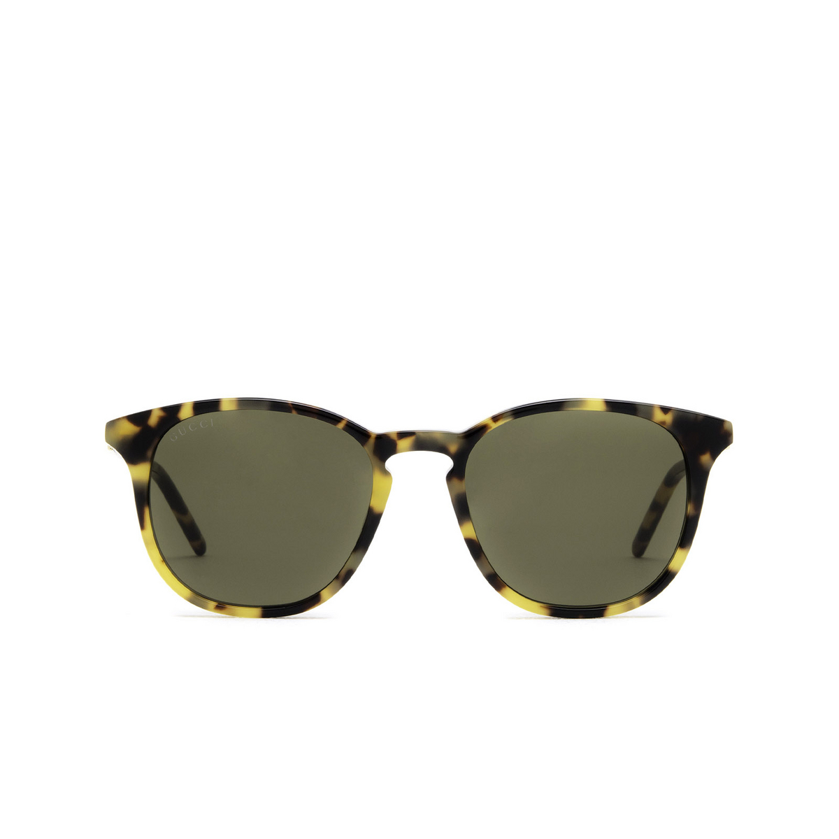 Gucci® Round Sunglasses: GG1157S color Havana 003 - front view.