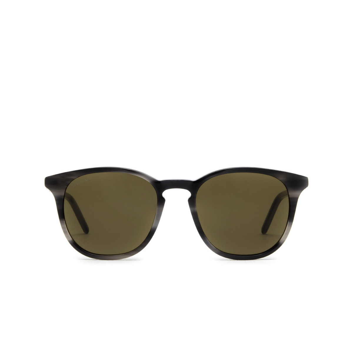 Gucci® Round Sunglasses: GG1157S color Grey 004 - front view.