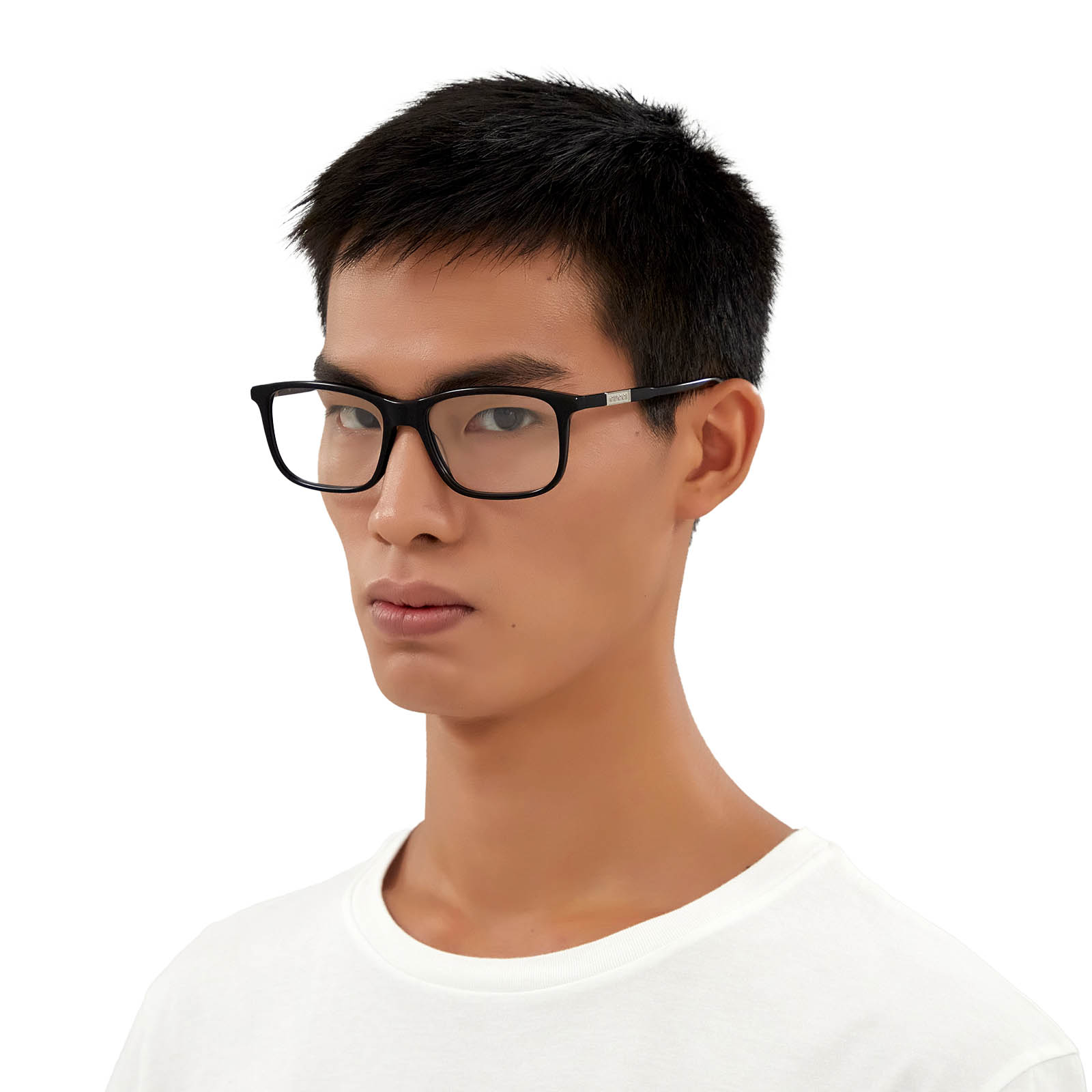 Gucci® Rectangle Eyeglasses: GG1159O color 001 Black - 4/4