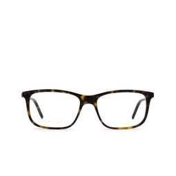 Gucci® Rectangle Eyeglasses: GG1159O color 003 Havana 