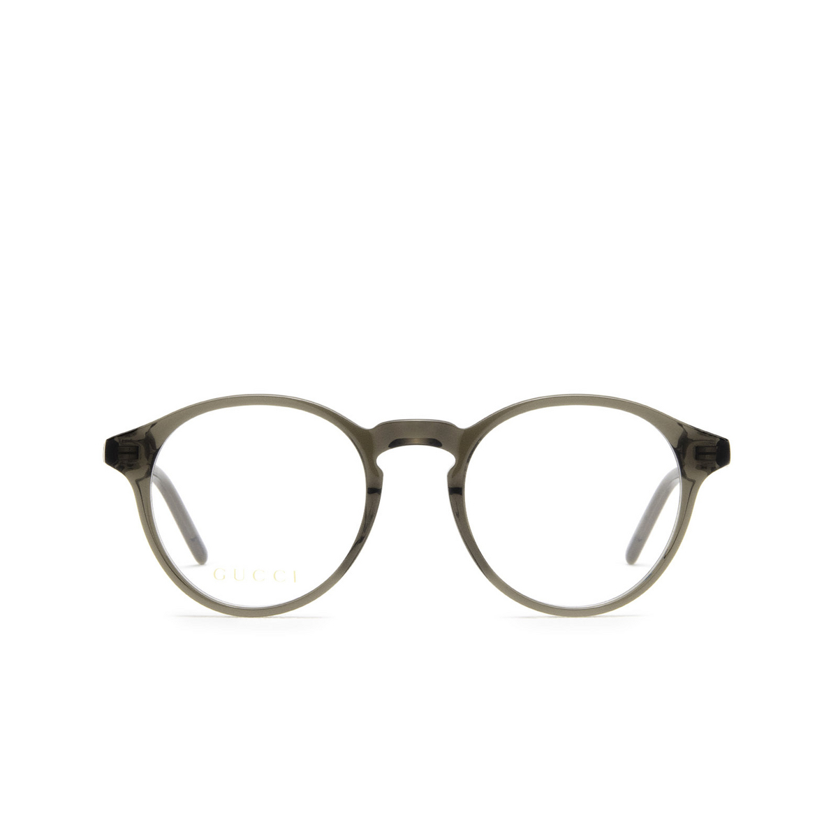Gucci® Round Eyeglasses: GG1160O color Brown 002 - front view.