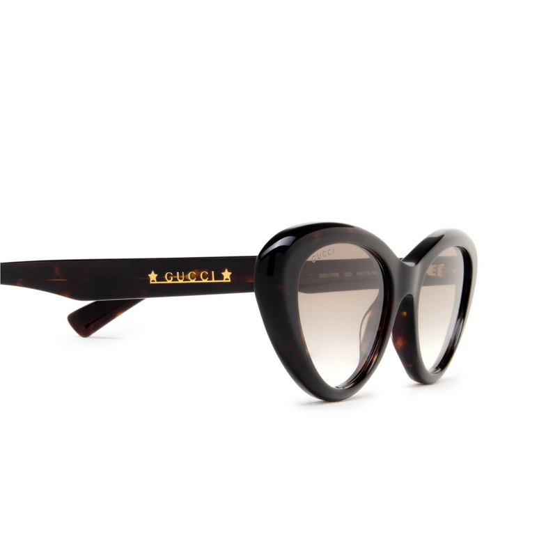 Gucci GG1170S Sunglasses 002 havana - 3/4