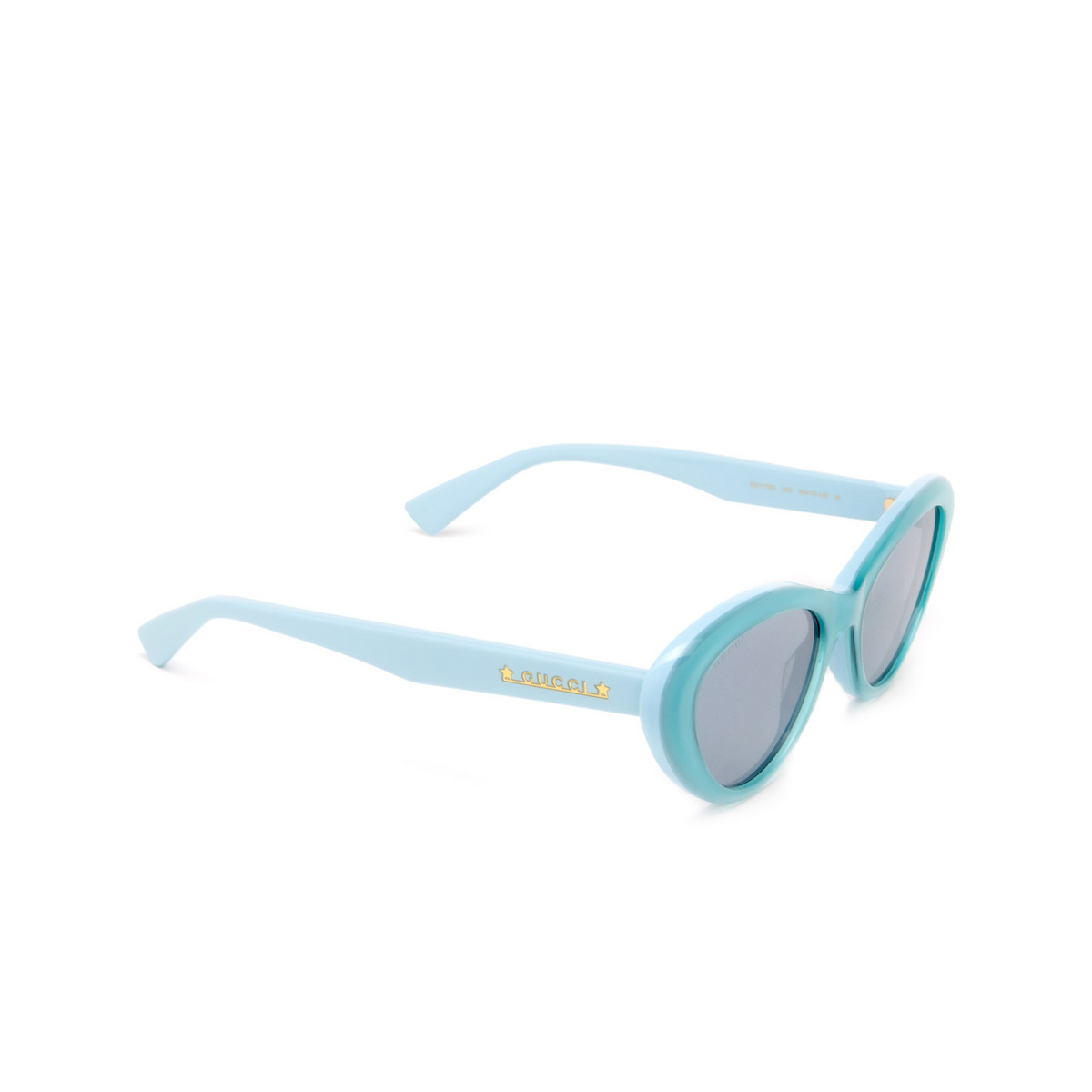 Gucci GG1170S Sunglasses 003 Light-Blue - three-quarters view