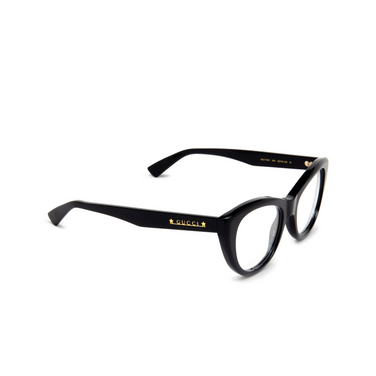Gucci GG1172O Korrektionsbrillen 004 black - Dreiviertelansicht