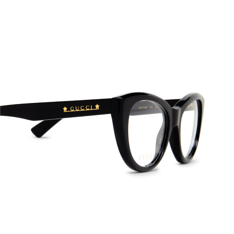 Gafas graduadas Gucci GG1172O 004 black - 3/4