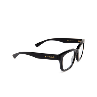 Gucci GG1176O Korrektionsbrillen 001 black - Dreiviertelansicht