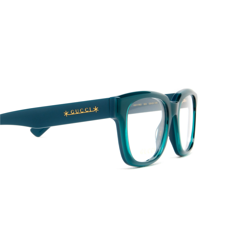 Gucci GG1176O Eyeglasses 003 blue - 3/4