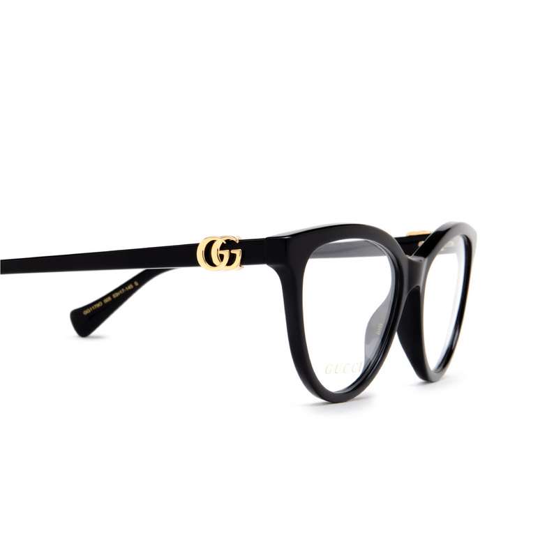 Gucci GG1179O Eyeglasses 005 black - 3/4