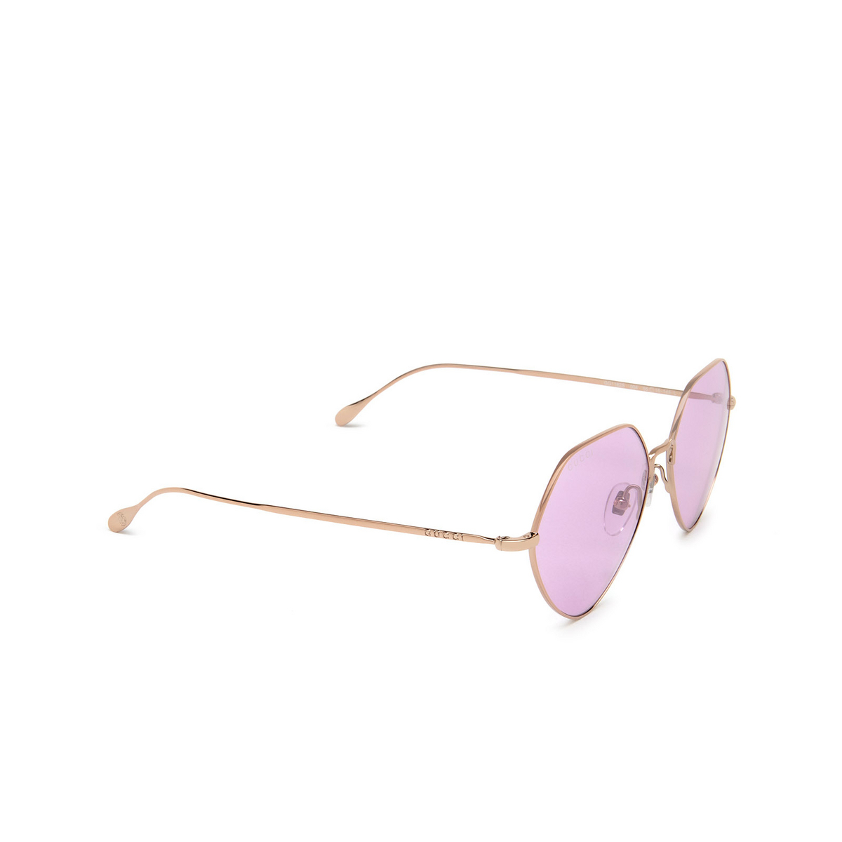 Gucci GG1182S Sunglasses 004 Gold - three-quarters view