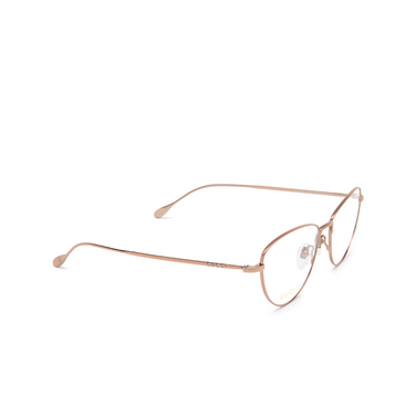 Gucci GG1185O Korrektionsbrillen 003 gold - Dreiviertelansicht