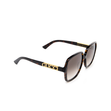 Gucci GG1189S Sonnenbrillen 003 havana - Dreiviertelansicht