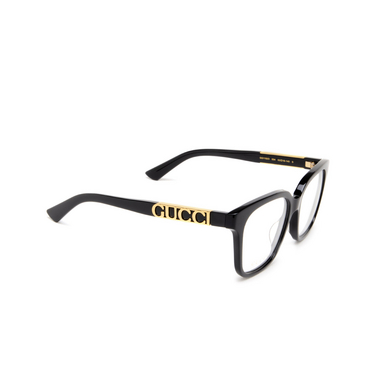 Gucci GG1192O Korrektionsbrillen 004 black - Dreiviertelansicht