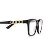 Gucci GG1192O Korrektionsbrillen 004 black - Produkt-Miniaturansicht 3/4