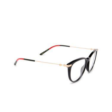 Gucci GG1200O Korrektionsbrillen 004 black - Dreiviertelansicht