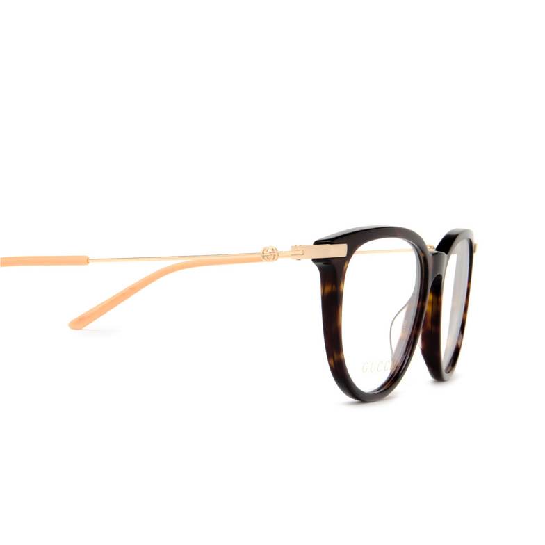 Gucci GG1200O Eyeglasses 005 havana - 3/4