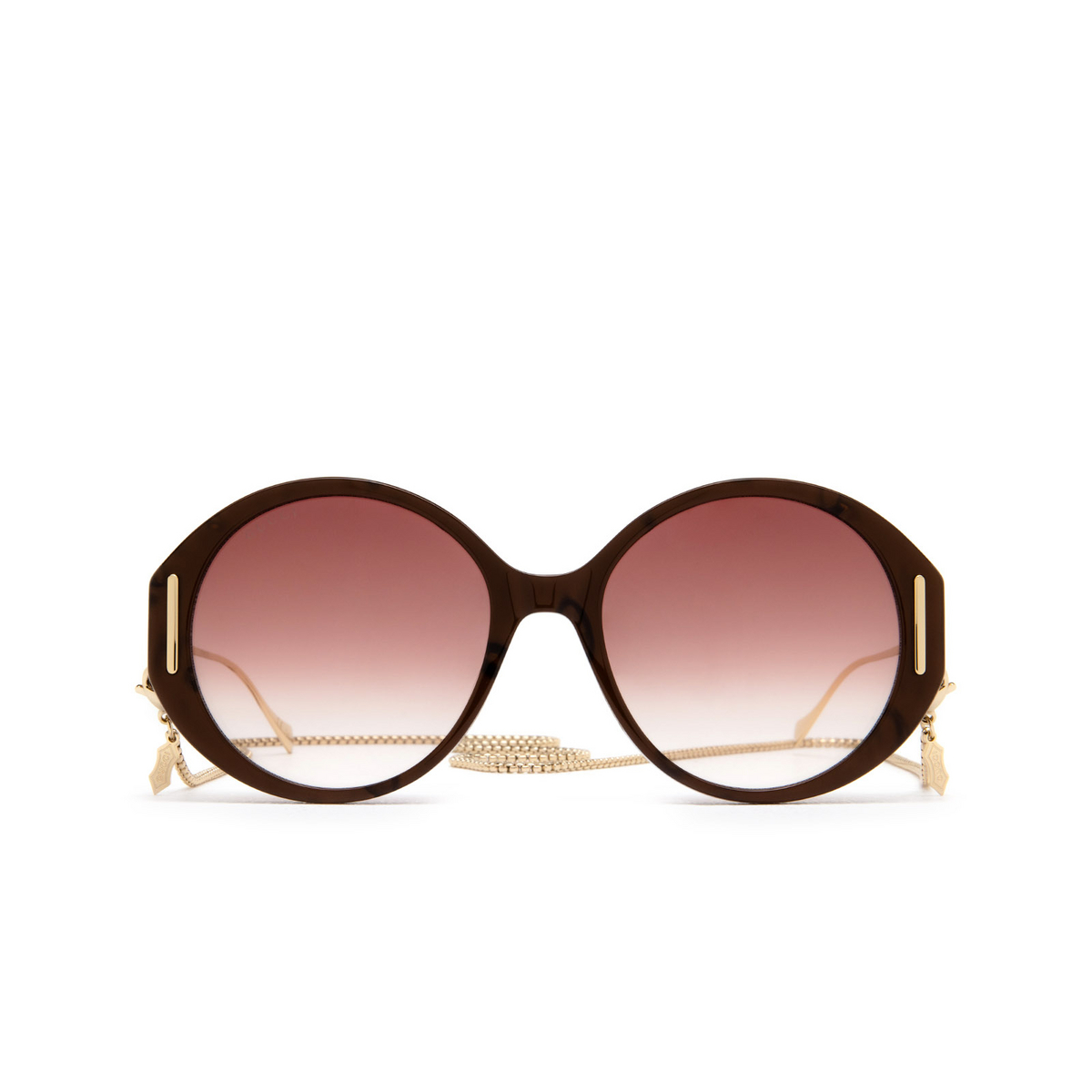 Gucci GG1202S Sunglasses 004 Brown - front view