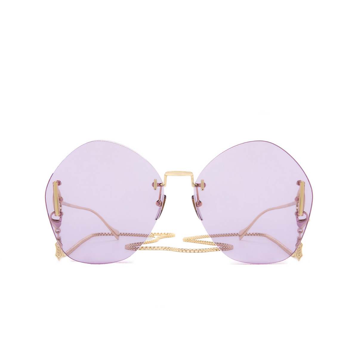 Gucci GG1203S Sunglasses 001 Gold - front view