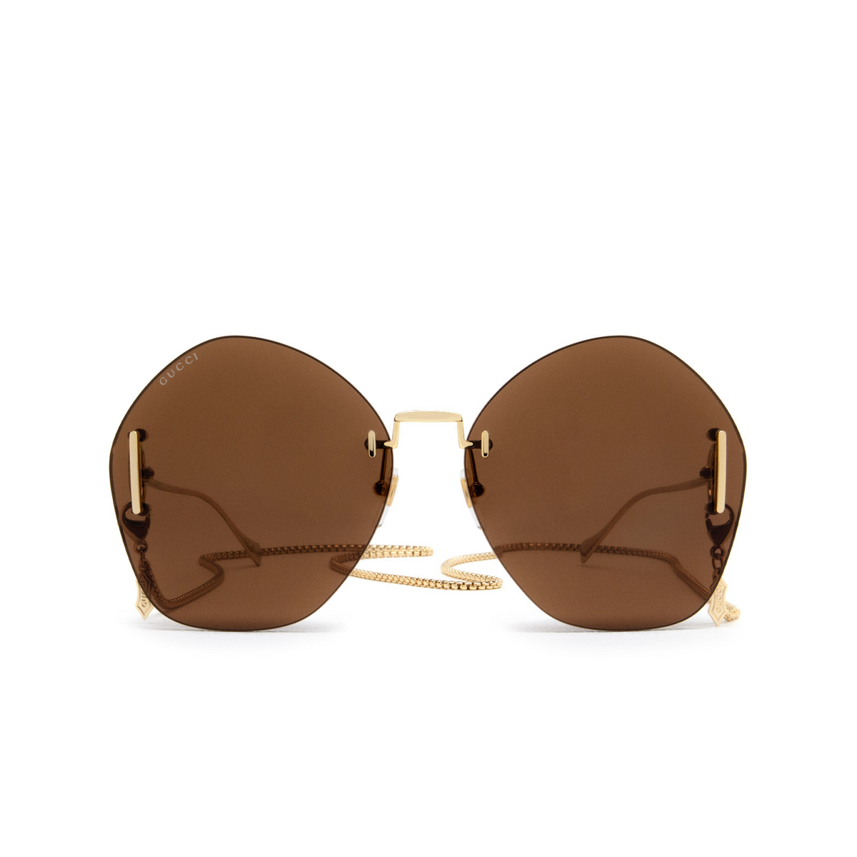 Gucci GG1203S Sunglasses 003 Gold - front view
