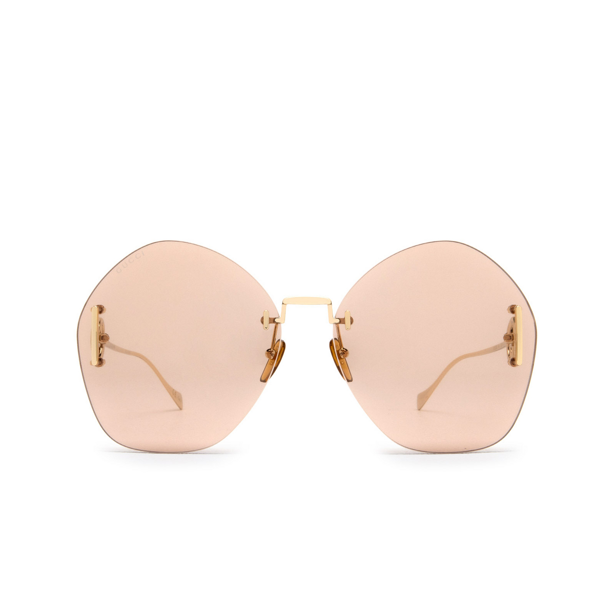 Gucci GG1203S Sunglasses 004 Gold - front view