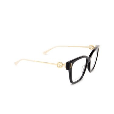 Gucci GG1204O Korrektionsbrillen 001 black - Dreiviertelansicht