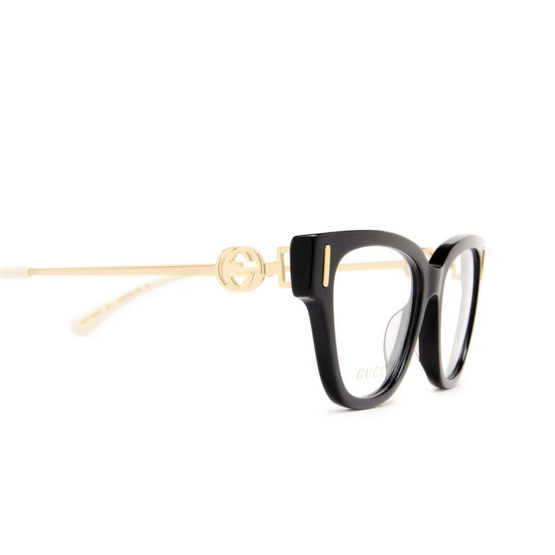 Gucci GG1205O Eyeglasses 001 black - 3/4