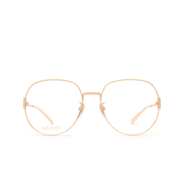 Gucci GG1208O Eyeglasses 002 gold - front view