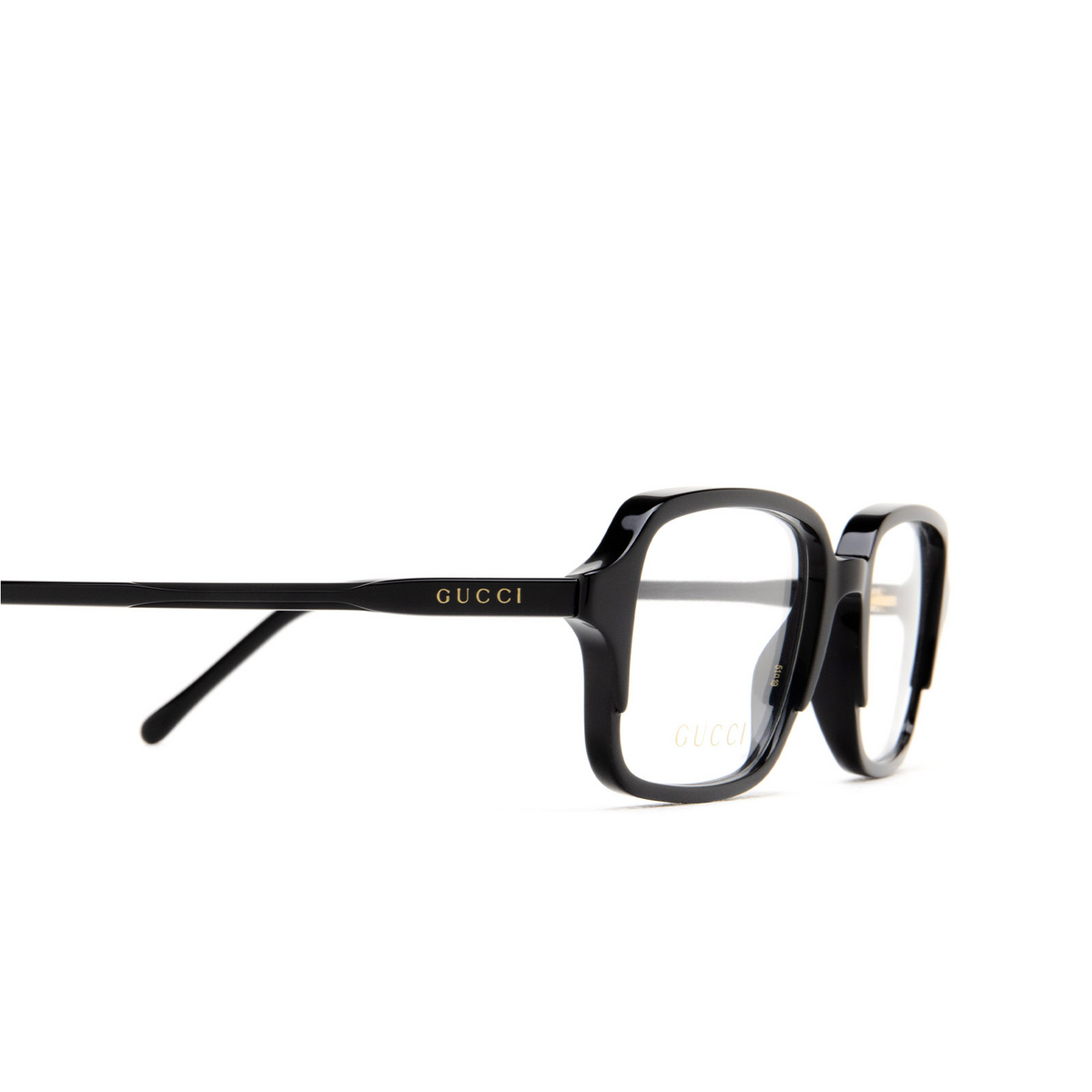 Gucci GG1211O Eyeglasses 001 Black - product thumbnail 3/4