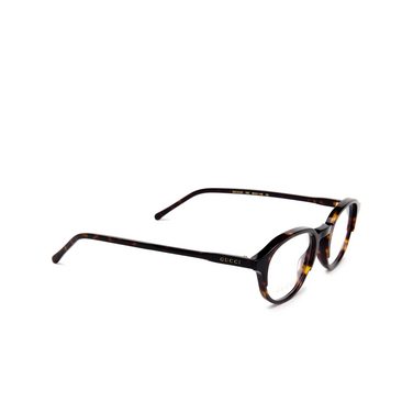 Gucci GG1212O Korrektionsbrillen 002 havana - Dreiviertelansicht