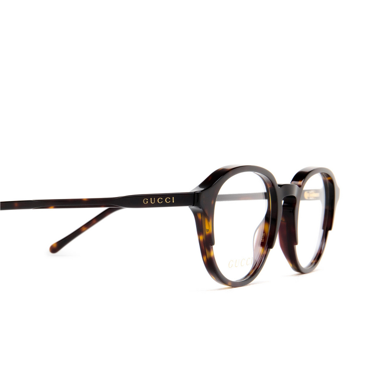 Gucci GG1212O Eyeglasses 005 havana - 3/4