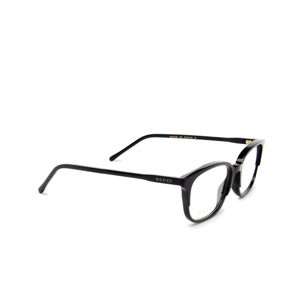 Occhiali da vista Gucci GG1213O 001 Black - tre quarti