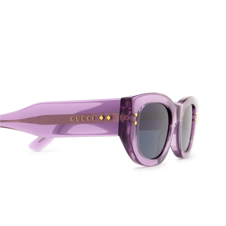 Lunettes de soleil Gucci GG1215S 003 violet - 3/4