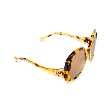 Gucci GG1235S Sunglasses 002 havana - three-quarters view