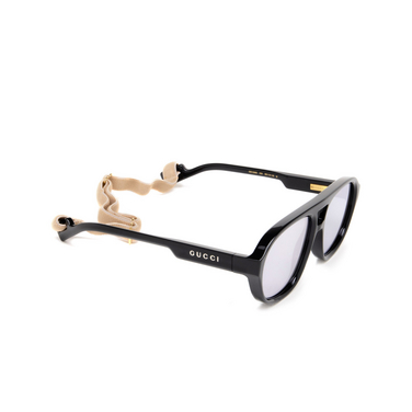 Gucci GG1239S Sonnenbrillen 002 black - Dreiviertelansicht