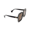 Gucci GG1241S Sunglasses 001 black - product thumbnail 2/4