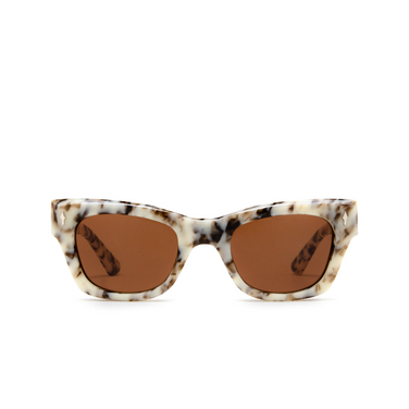 Jacques Marie Mage ALL THESE NIGHTS Sunglasses WHITE MARBLE - front view