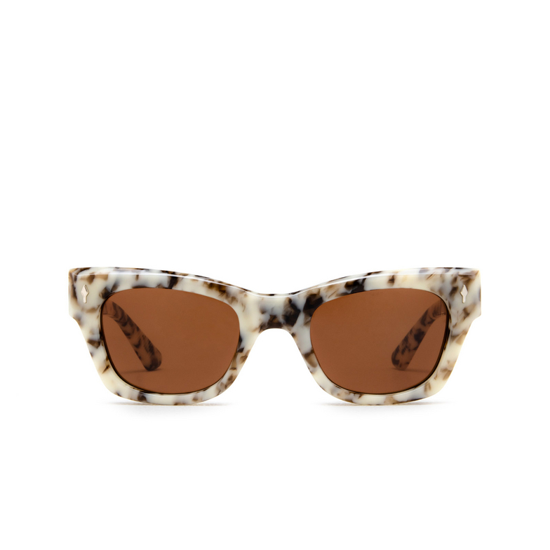 Jacques Marie Mage ALL THESE NIGHTS Sunglasses WHITE MARBLE - 1/4