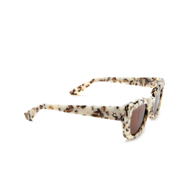 Jacques Marie Mage ALL THESE NIGHTS Sunglasses WHITE MARBLE - three-quarters view