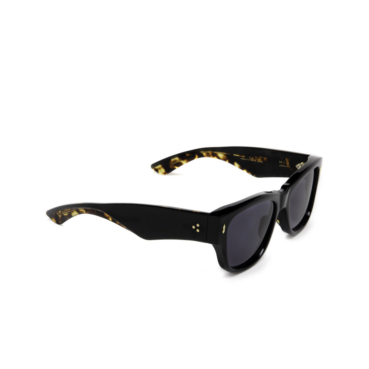 Jacques Marie Mage® Square Sunglasses: Anita color Noir - three-quarters view